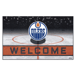 Edmonton Oilers Rubber Door Mat - 18in. x 30in.