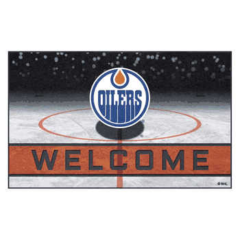 Edmonton Oilers Rubber Door Mat - 18in. x 30in.