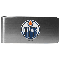Edmonton Oilers Steel Money Clip, Logo