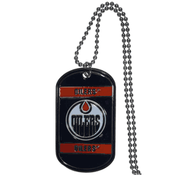Edmonton Oilers Tag Necklace