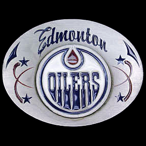 Edmonton Oilers Team Belt Buckle