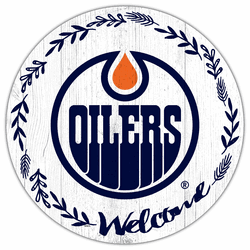 Edmonton Oilers Welcome 12in Circle