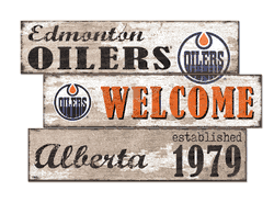 Edmonton Oilers Welcome 3 Plank