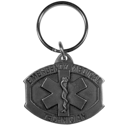 EMT Antiqued Key Chain