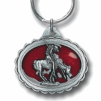 End Of The  Metal Key Chain with Enameled DetailsTrail