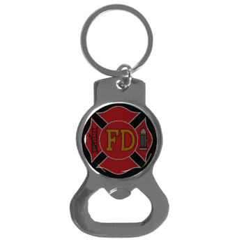 Firefighter Bottle Opener Key Chain