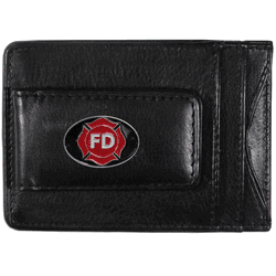 Firefighter Leather Cash & Cardholder