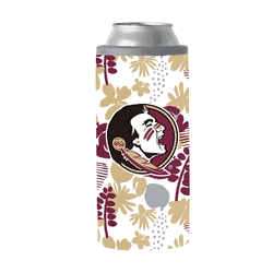 FL State 12oz Floral Slim Can Coolie