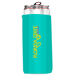 FL State Plaid Insulated Slim Can Sleeve