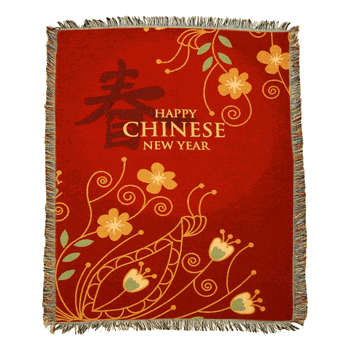 Floral Tapestry Throw Blanket 48 x 60 Inches
