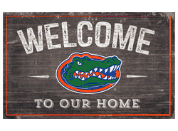 Florida Gators 11X19 Welcome to Our Home Sign