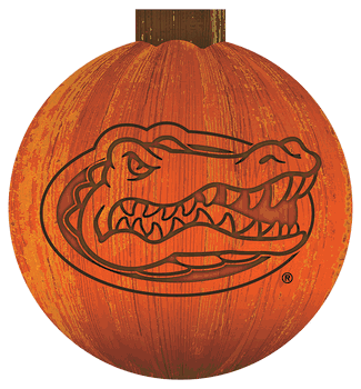 Florida Gators 12 in. Halloween Pumpkin Sign