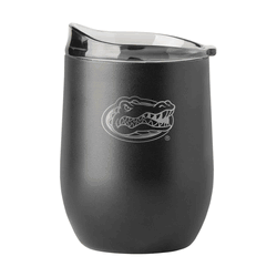 Florida Gators 16oz Black Etch Powder Coat Curved Bev