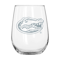Florida Gators 16oz Etch Glass Curved Beverage