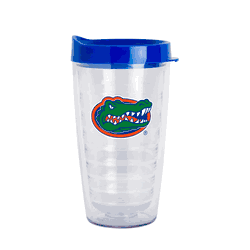 Florida Gators 16oz Flipside Dbl Wall Clear Tumbler