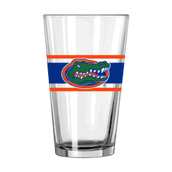 Florida Gators 16oz Stripe Pint Glass