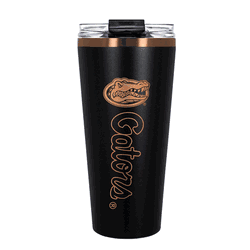 Florida Gators 32oz Black and Copper Big Slim with Straw