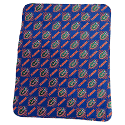 Florida Gators 50x60 Repeating Pattern Fleece Throw