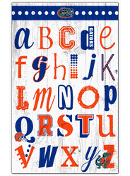 Florida Gators Alphabet 11x19 Sign
