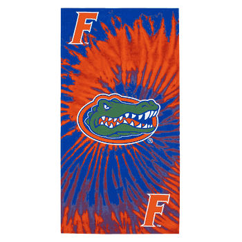 NCAA Florida Gators Pyschedelic Beach Towel