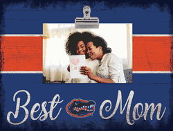 Florida Gators Best Mom with Stripe Clip Frame