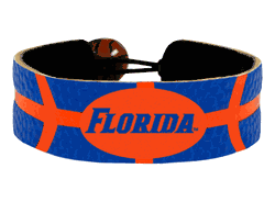 Florida Gators Bracelet Team Color Basketball Wordmark Logo CO