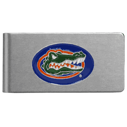 Florida Gators Brushed Metal Money Clip