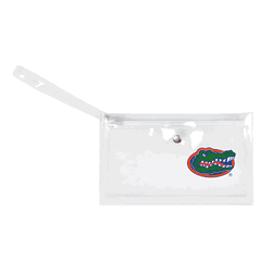 Florida Gators Clear Ticket Wristlet