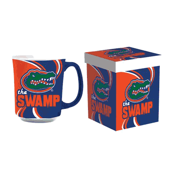 Florida Gators Coffee Mug 14oz Ceramic with Matching Box