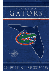 Florida Gators Coordinates 17x26