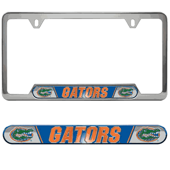 Florida Gators Embossed License Plate Frame, 6.25in x 12.25in