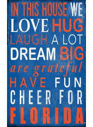 Florida Gators In This House Sign