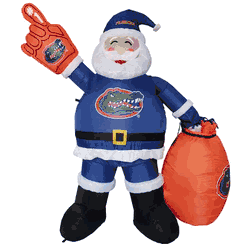 Florida Gators 7 FT Inflatable Santa