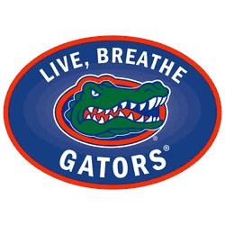 Florida Gators Live-Breath Auto Decal
