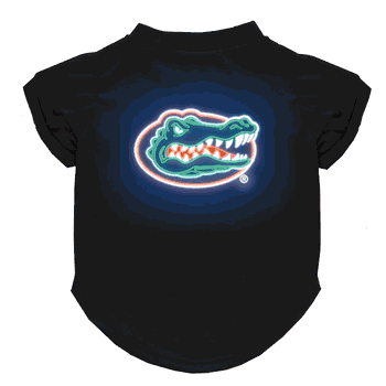 Florida Gators Neon Pet T-Shirt, X-Small