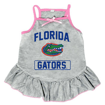 Florida Gators Pet Dress Grey Type XSmall