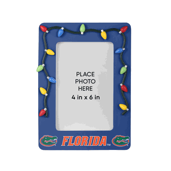 Florida Gators Picture Frame with Holiday Lights