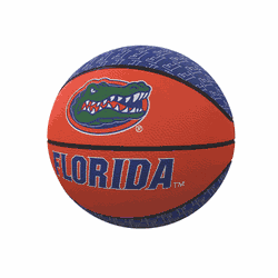 Florida Gators Repeating Logo Mini-Size Rubber Basketball