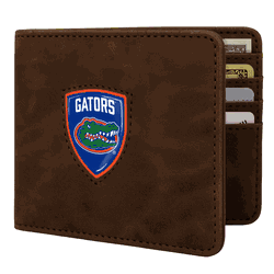 Florida Gators Shield Wallet - Brown