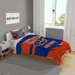 Florida Gators Slanted Stripe 4 PC Twin Bed in a Bag