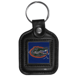 Florida Gators Square Leatherette Key Chain