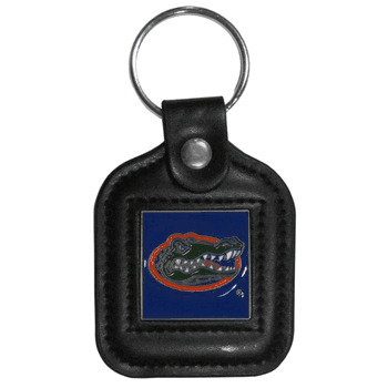 Florida Gators Square Leatherette Key Chain