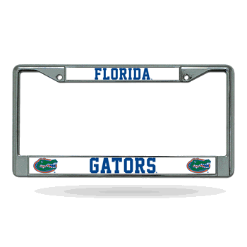Florida Gators Standard Chrome Frame with Plastic Inserts 12