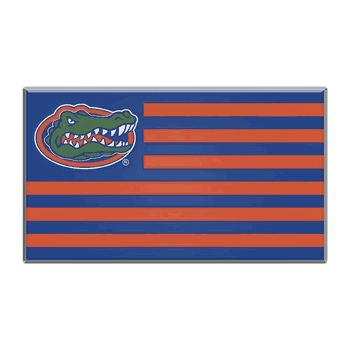 Florida Gators State Flag Aluminum Embossed Emblem