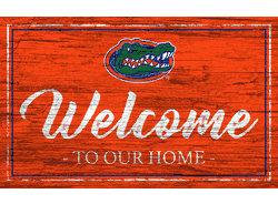 Florida Gators Team Color Welcome 11x19 Sign