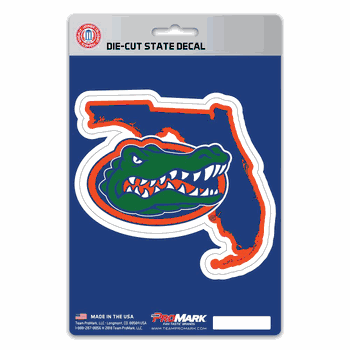 Florida Gators Team State Shape Decal Sticker