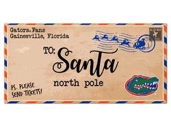 Florida Gators To Santa 6x12 Sign
