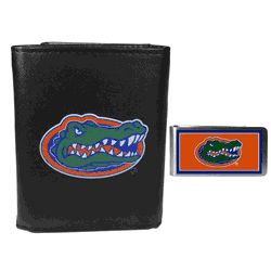 Florida Gators Tri-fold Wallet & Color Money Clip