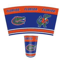 Florida Gators Wastebasket 3.3 Gallon Tin