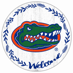 Florida Gators Welcome 12in Circle